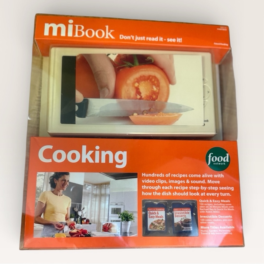 miBook Cooking Electronic Cookbook Set by Food Network